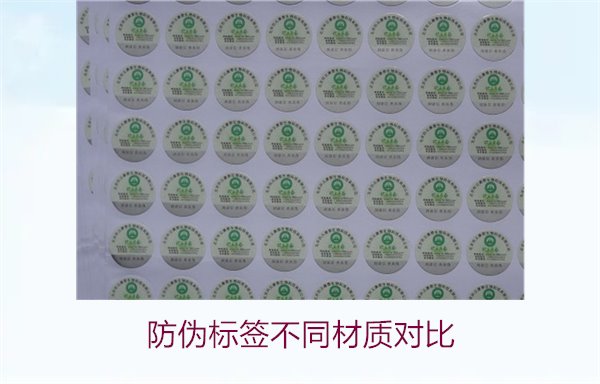 防偽標(biāo)簽不同材質(zhì)對(duì)比：哪種材質(zhì)最適合你的需求？(圖1)